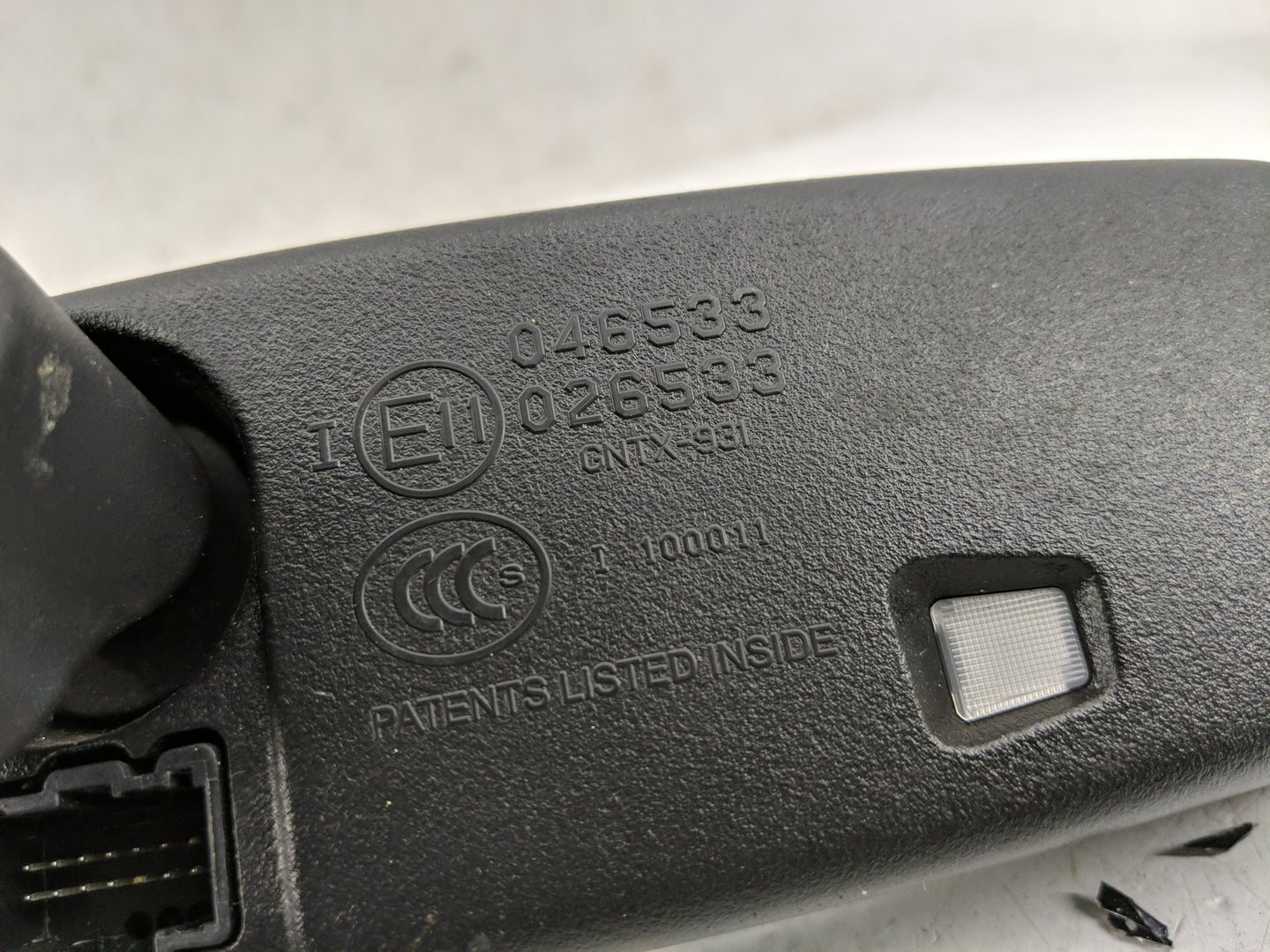 2015-2022 Ford Mustang Interior Rear View Mirror Replacement OEM Fits Fits 2015 2016 2017 2018 2019 2020 2021 2022 OEM Used 