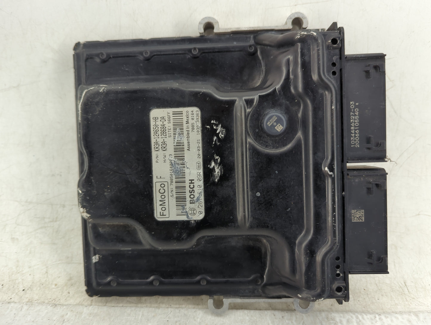 2019-2022 Ford Mustang PCM Engine Control Computer ECU ECM PCU OEM P/N:0 261 S10 09R KR3A-12A650-HB Fits Fits 2019 2020 2021