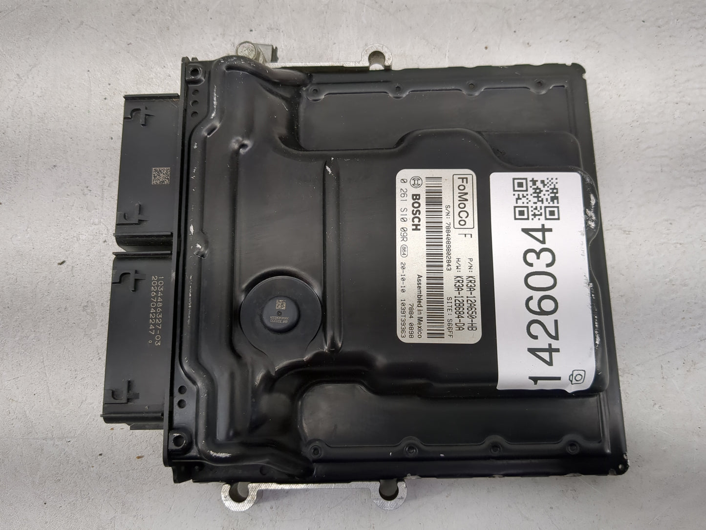 2019-2022 Ford Mustang PCM Engine Control Computer ECU ECM PCU OEM P/N:KR3A-12A650-HB KR3A-12B684-DA Fits Fits 2019 2020 202