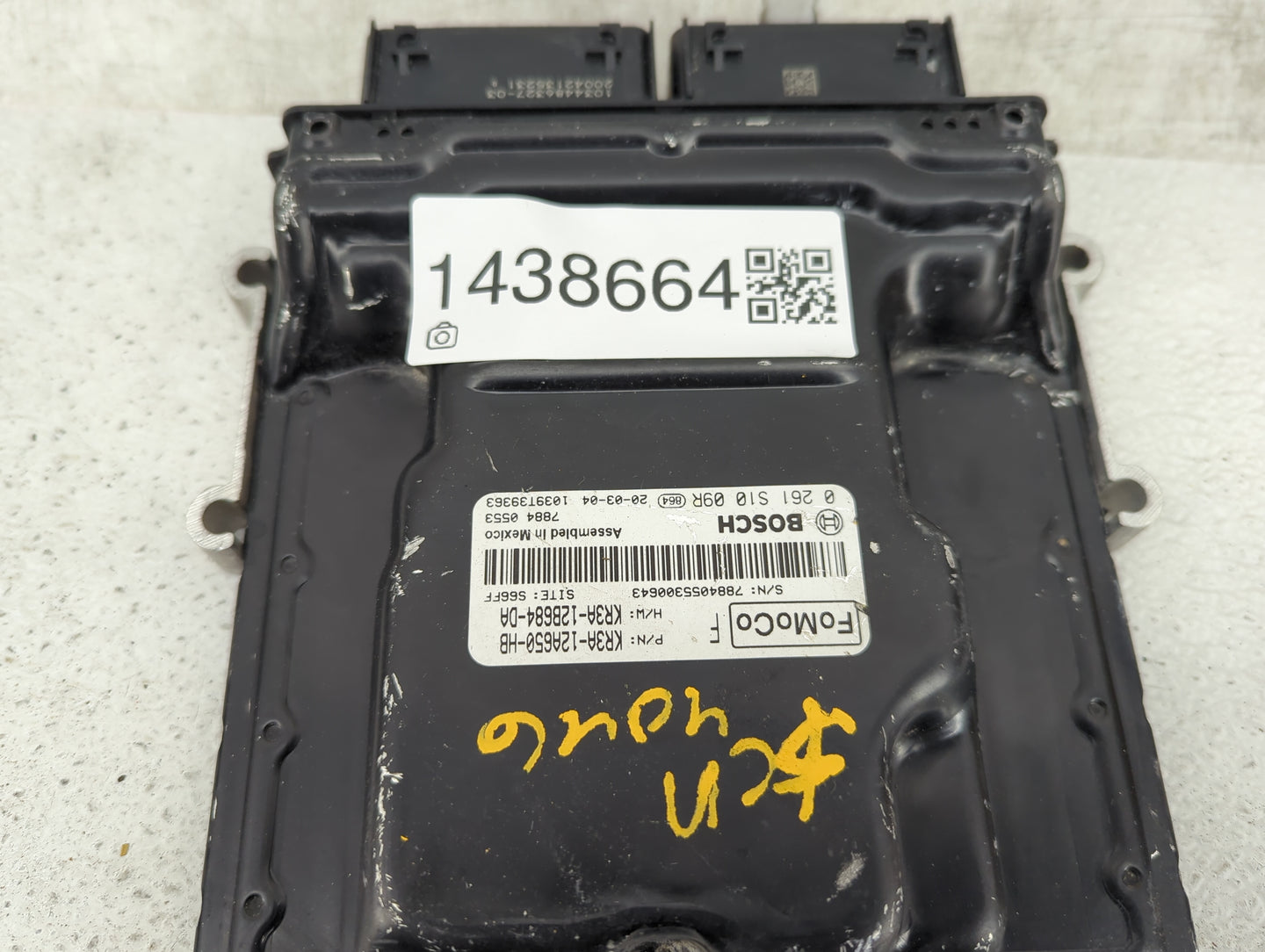 2019-2022 Ford Mustang PCM Engine Control Computer ECU ECM PCU OEM P/N:KR3A-12A650-HB KR3A-12B684-DA Fits Fits 2019 2020 202