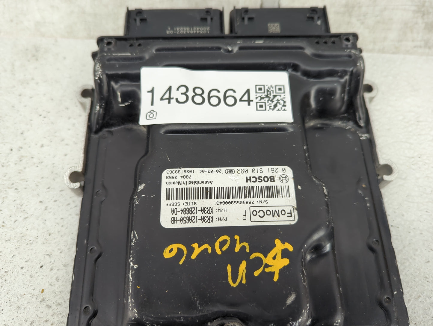 2019-2022 Ford Mustang PCM Engine Control Computer ECU ECM PCU OEM P/N:KR3A-12A650-HB KR3A-12B684-DA Fits Fits 2019 2020 202