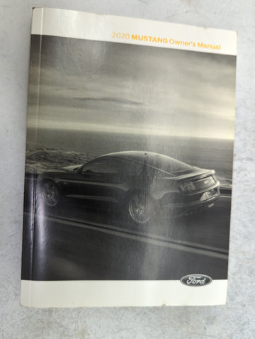 2020 Ford Mustang Owners Manual Book Guide P/N:LR3J19A321AB LR3J19G217AA OEM Used Auto Parts - Oemusedautoparts1.com