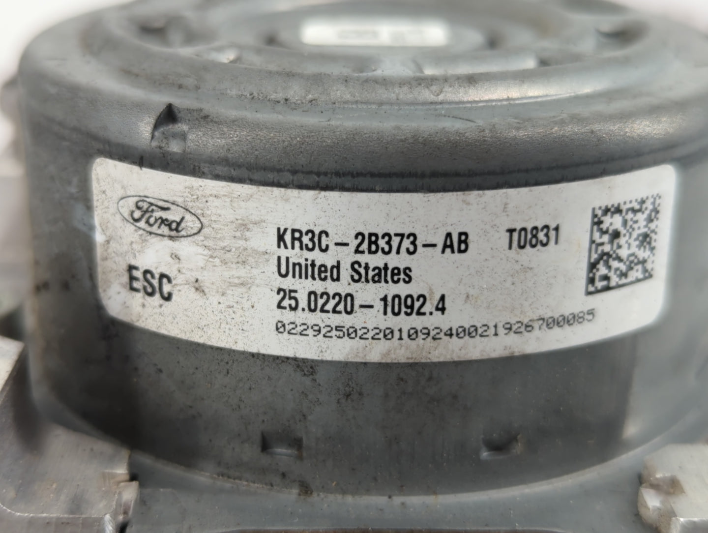 2019-2022 Ford Mustang ABS Pump Control Module Replacement P/N:KR3C-2B373-AB Fits Fits 2019 2020 2021 2022 OEM Used Auto Par