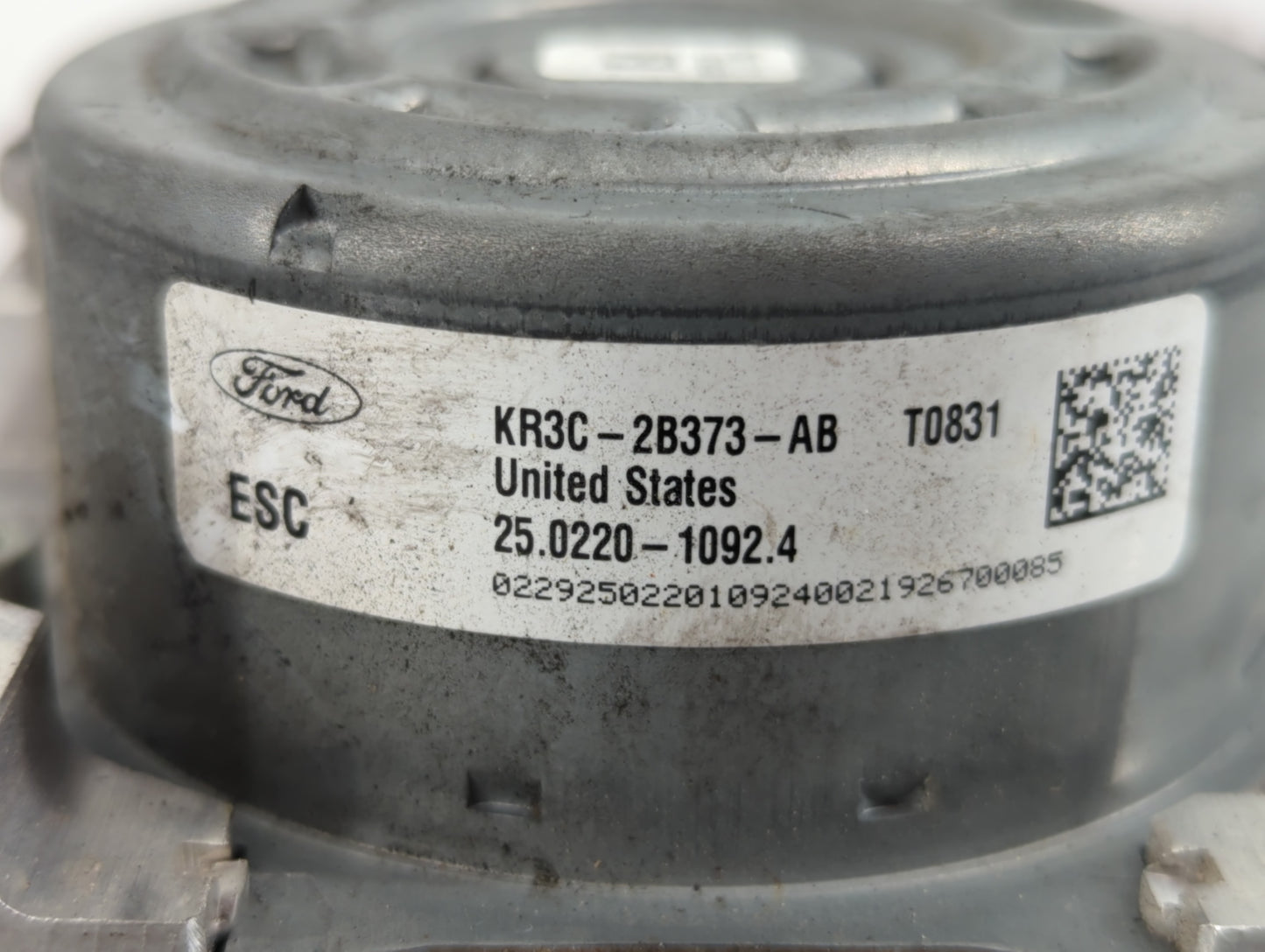 2019-2022 Ford Mustang ABS Pump Control Module Replacement P/N:KR3C-2B373-AB Fits Fits 2019 2020 2021 2022 OEM Used Auto Par