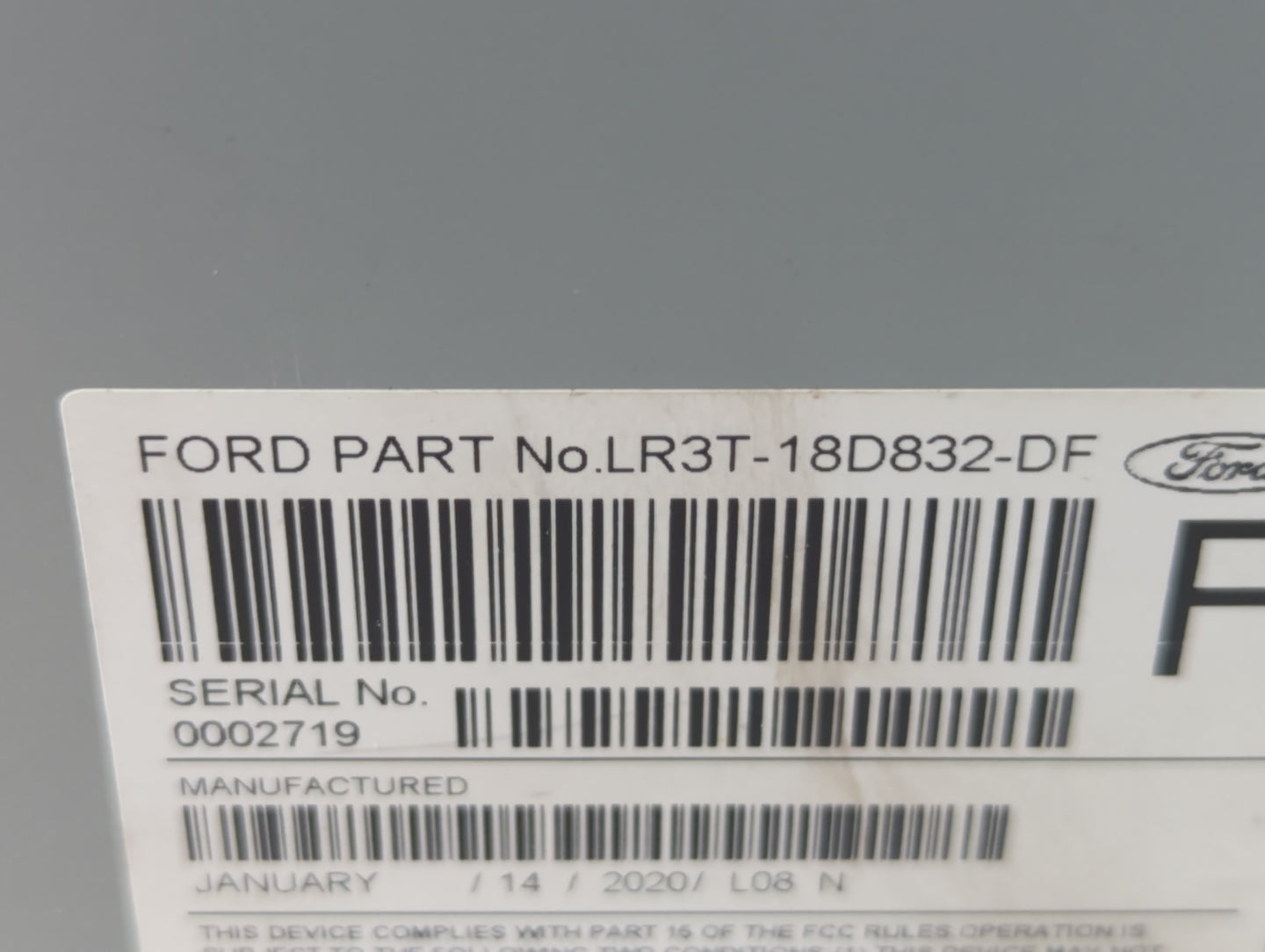 2018-2020 Ford Mustang Am Fm Cd Player Radio Receiver - Oemusedautoparts1.com