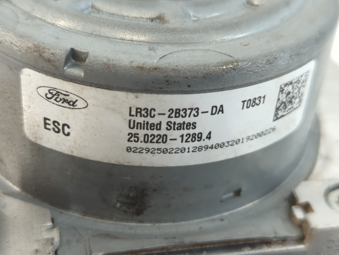 2019-2022 Ford Mustang ABS Pump Control Module Replacement P/N:LR3C-2B373-DA Fits Fits 2019 2020 2021 2022 OEM Used Auto Par