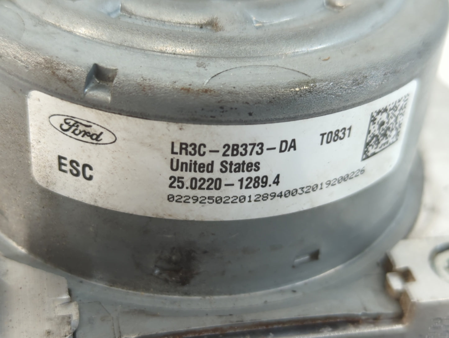 2019-2022 Ford Mustang ABS Pump Control Module Replacement P/N:LR3C-2B373-DA Fits Fits 2019 2020 2021 2022 OEM Used Auto Par