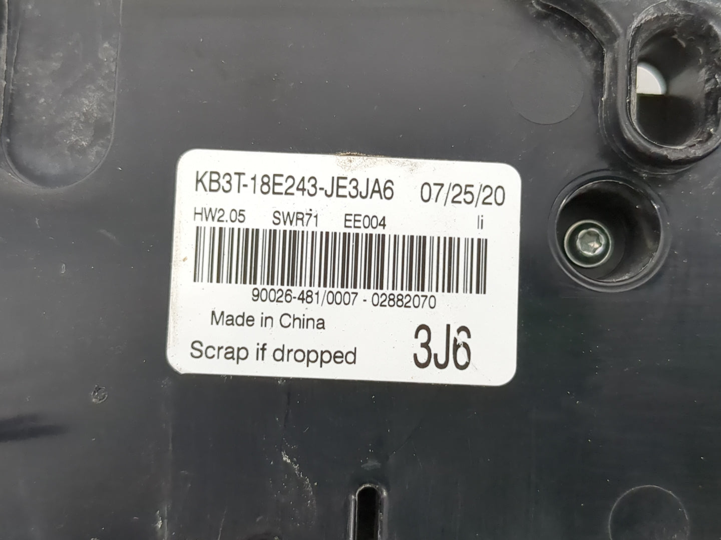 Ford Ranger Temperature Control Module Kb3t-18e243-je3ja6 - Oemusedautoparts1.com