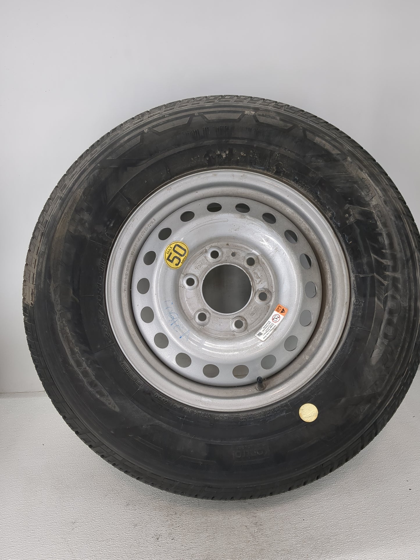 2019-2022 Ford Ranger Spare Donut Tire Wheel Rim Oem - Oemusedautoparts1.com
