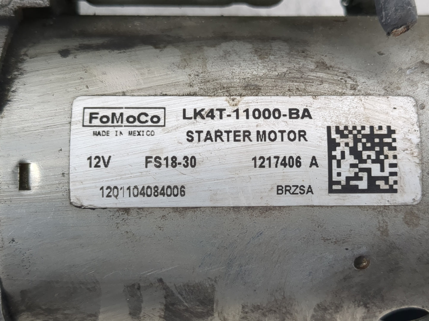 2020-2021 Ford Transit-250 Car Starter Motor Solenoid OEM P/N:LK4T-11000-BA Fits Fits 2020 2021 OEM Used Auto Parts - Oemuse