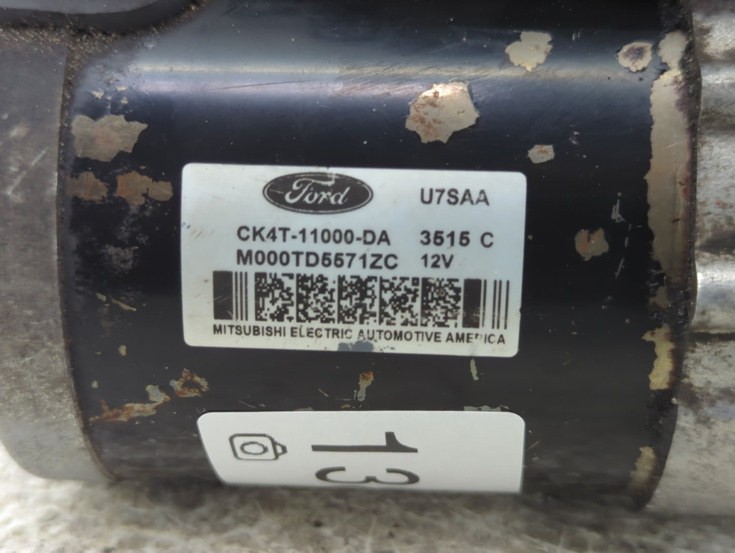 2020-2021 Ford Transit-250 Car Starter Motor Solenoid OEM P/N:CK4T-11000-DA Fits Fits 2020 2021 OEM Used Auto Parts - Oemuse