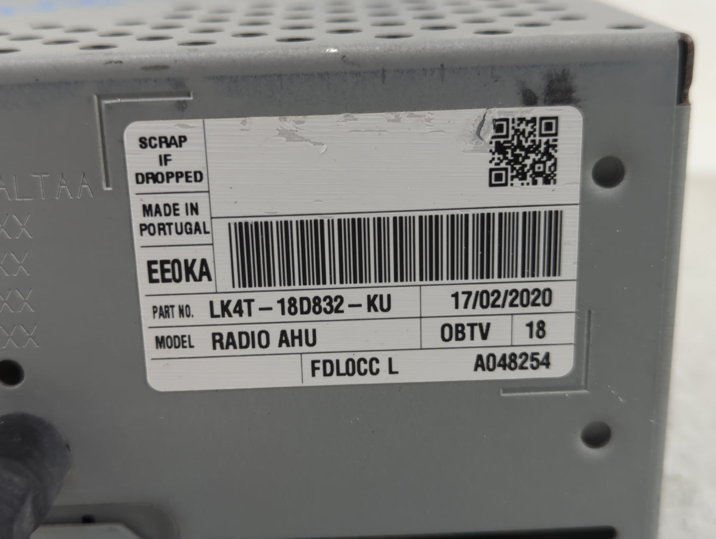 2020 Ford Transit-250 Radio AM FM Cd Player Receiver Replacement P/N:LK4T-18D832-KU Fits OEM Used Auto Parts - Oemusedautopa