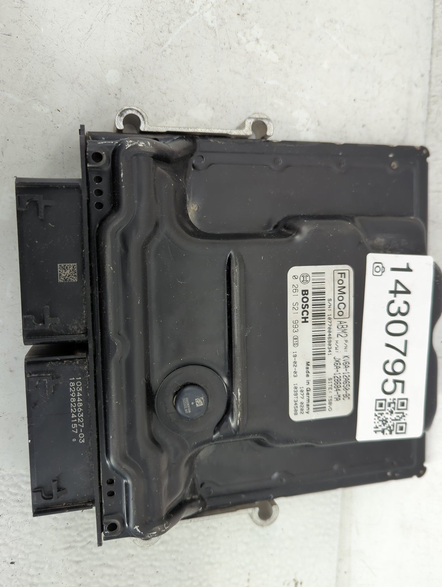 2020 Ford Transit-250 PCM Engine Control Computer ECU ECM PCU OEM P/N:JX6A-12B684-MA KV6A-12A650-BC Fits Fits 2019 2021 OEM 