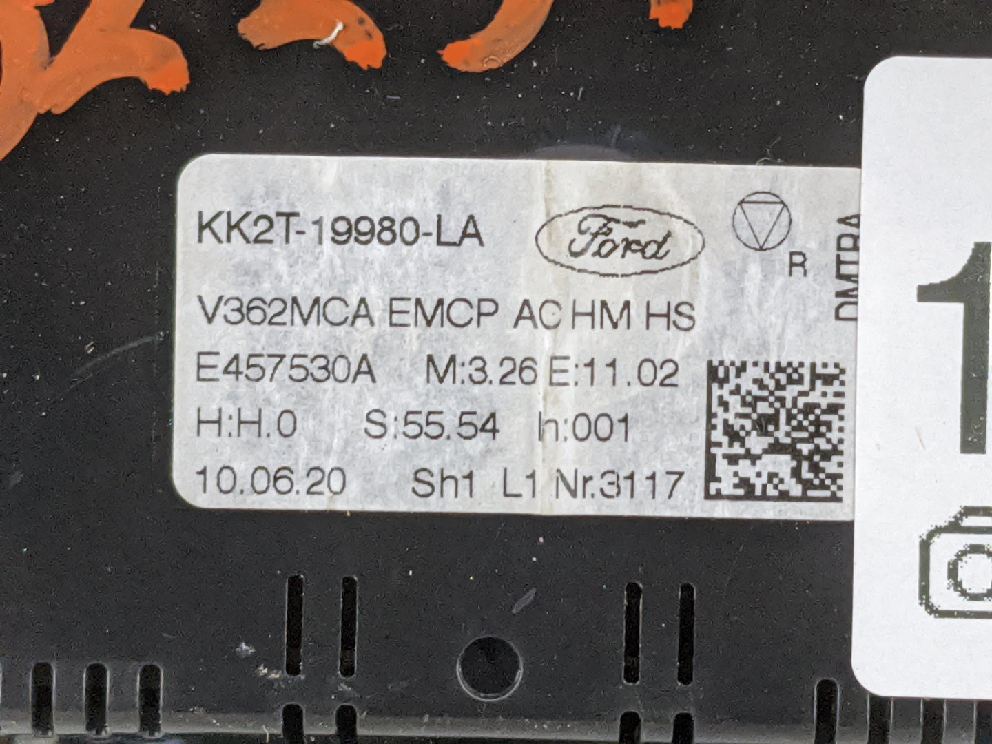 2020 Ford Transit 150 Climate Control Module Temperature AC/Heater Replacement P/N:KK2T-19980-LA Fits Fits 2021 OEM Used Aut