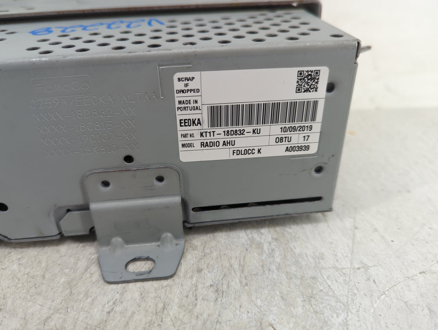2019-2021 Ford Transit Connect Radio AM FM Cd Player Receiver Replacement P/N:KT1T-18D832-KU Fits Fits 2019 2020 2021 OEM Us