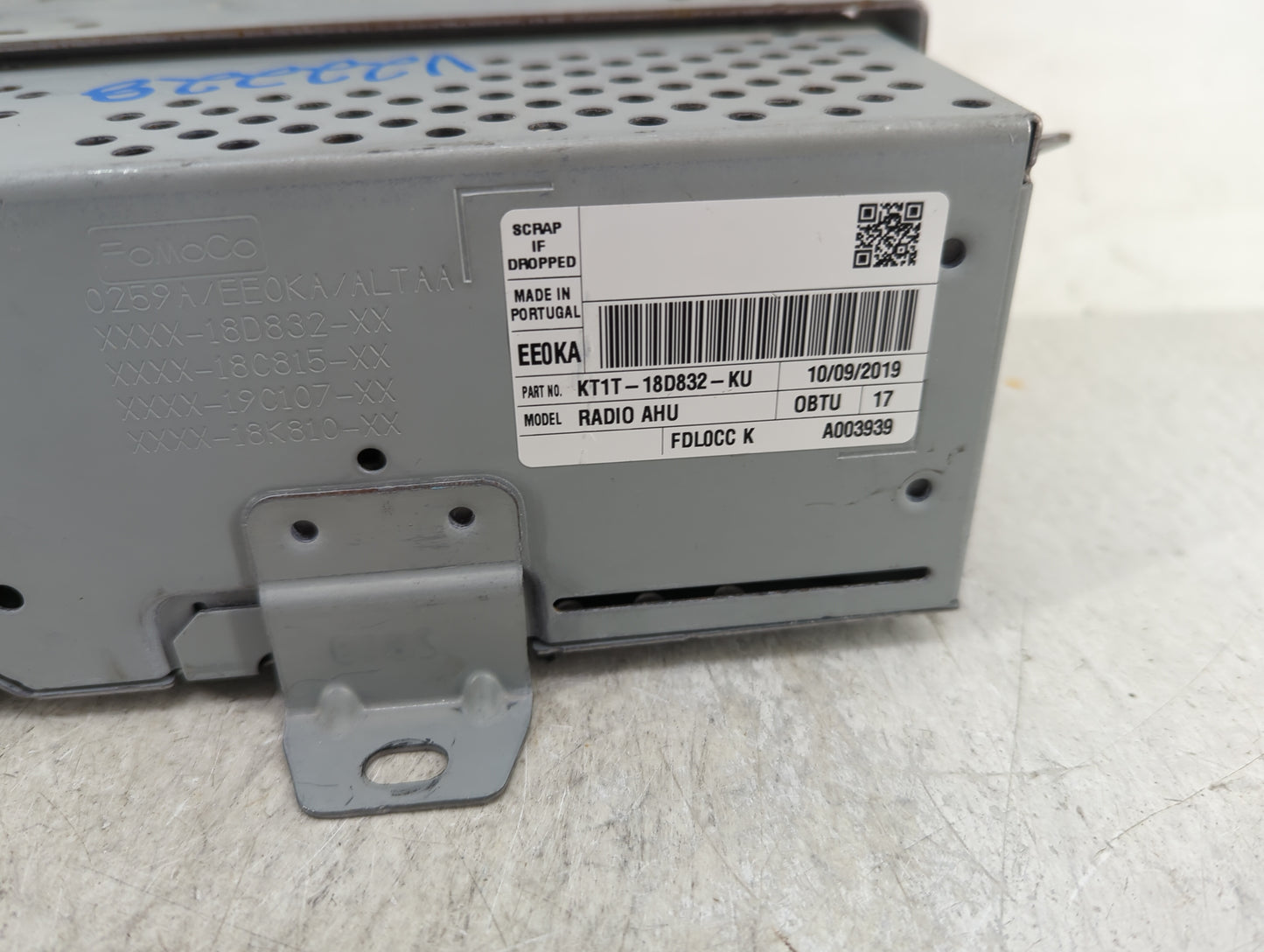 2019-2021 Ford Transit Connect Radio AM FM Cd Player Receiver Replacement P/N:KT1T-18D832-KU Fits Fits 2019 2020 2021 OEM Us