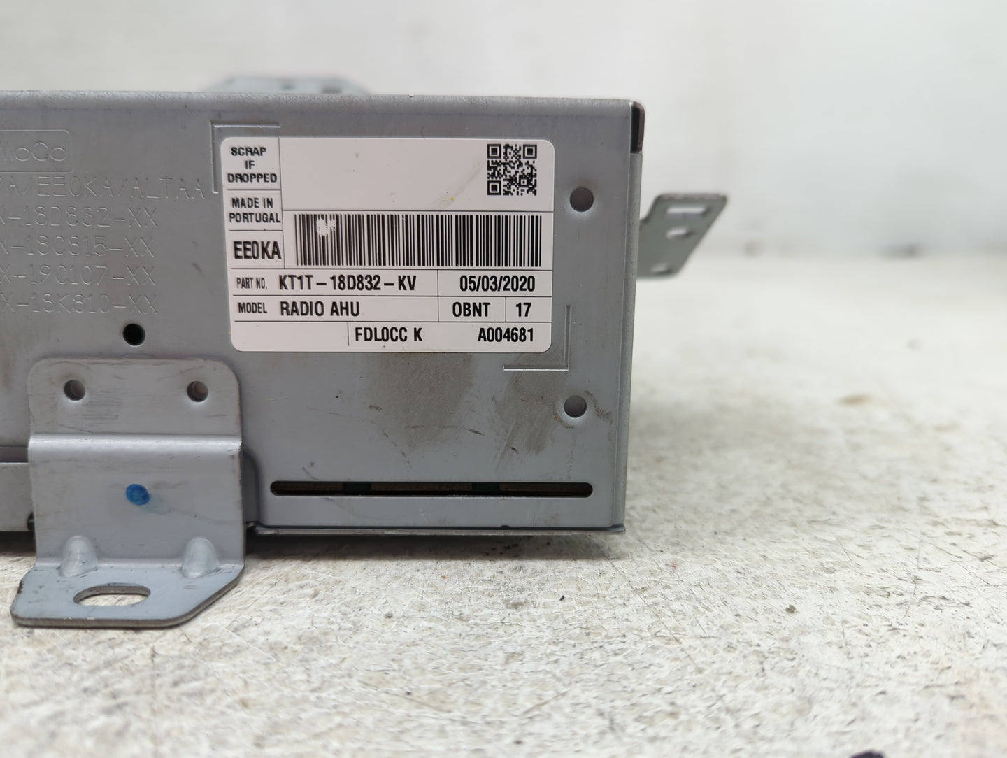 2019-2021 Ford Transit Connect Radio AM FM Cd Player Receiver Replacement P/N:KT1T-18D832-KV Fits Fits 2019 2020 2021 OEM Us