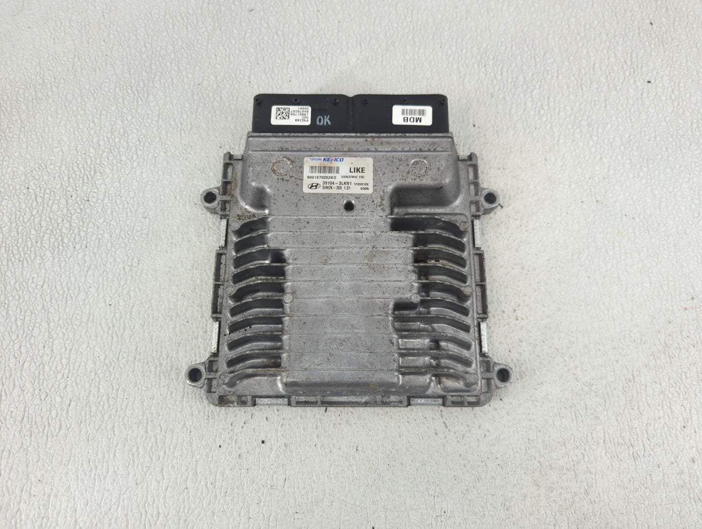 2019-2021 Genesis G70 PCM Engine Control Computer ECU ECM PCU OEM P/N:9001270253KD 39104-3LKN1 Fits Fits 2019 2020 2021 OEM 