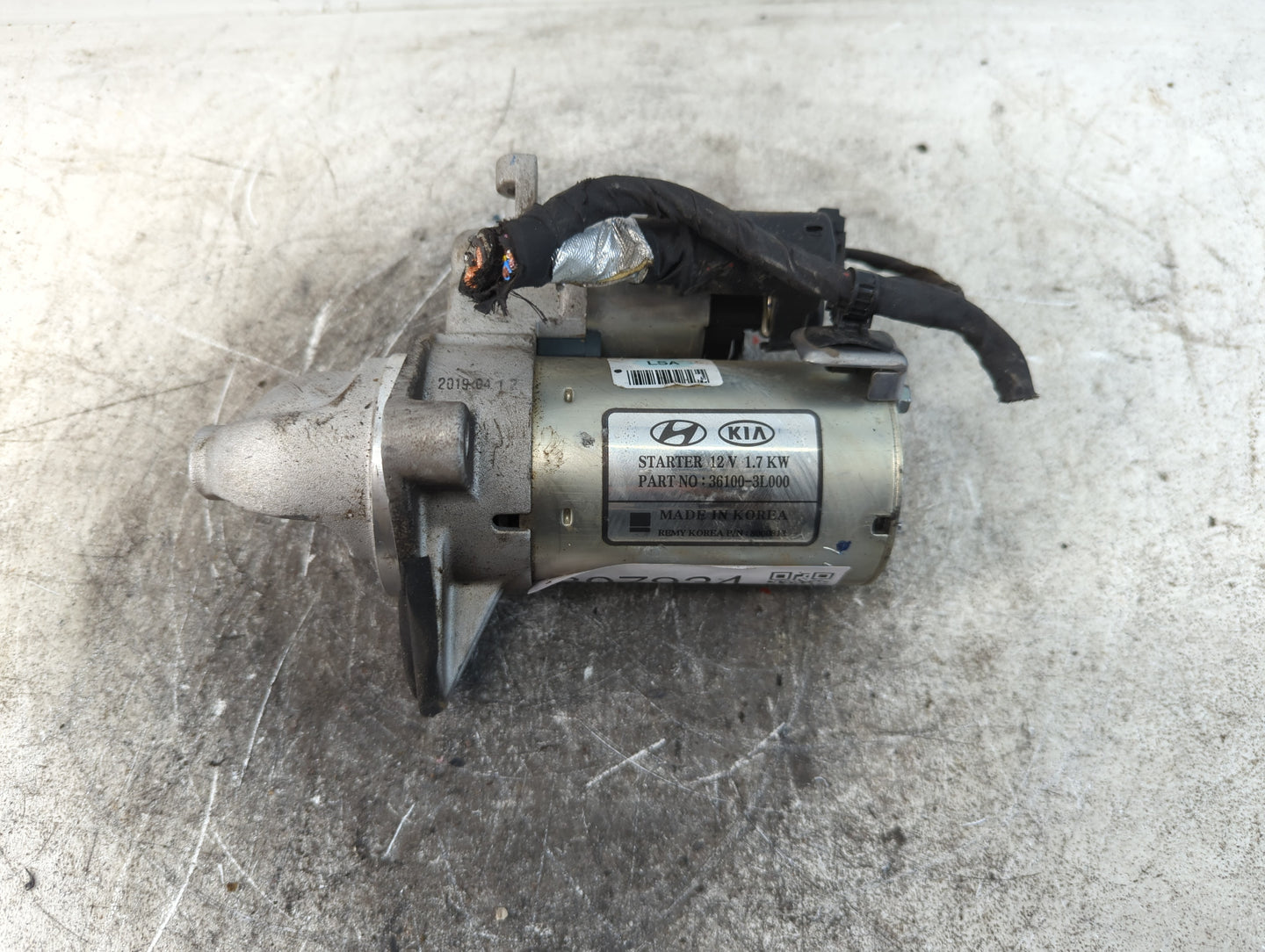 2019-2021 Genesis G70 Car Starter Motor Solenoid OEM P/N:36100-3L000 Fits Fits 2015 2016 2017 2018 2019 2020 2021 OEM Used A