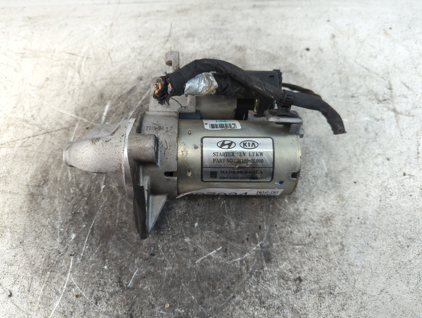 2019-2021 Genesis G70 Car Starter Motor Solenoid OEM P/N:36100-3L000 Fits Fits 2015 2016 2017 2018 2019 2020 2021 OEM Used A