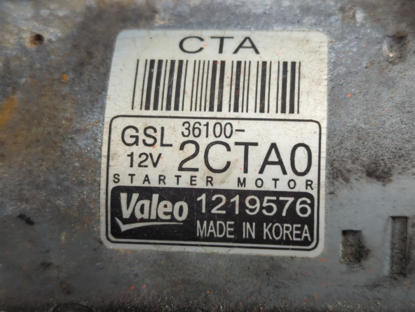 2019-2021 Genesis G70 Car Starter Motor Solenoid OEM P/N:36100-2CTA0 Fits Fits 2018 2019 2020 2021 OEM Used Auto Parts - Oem