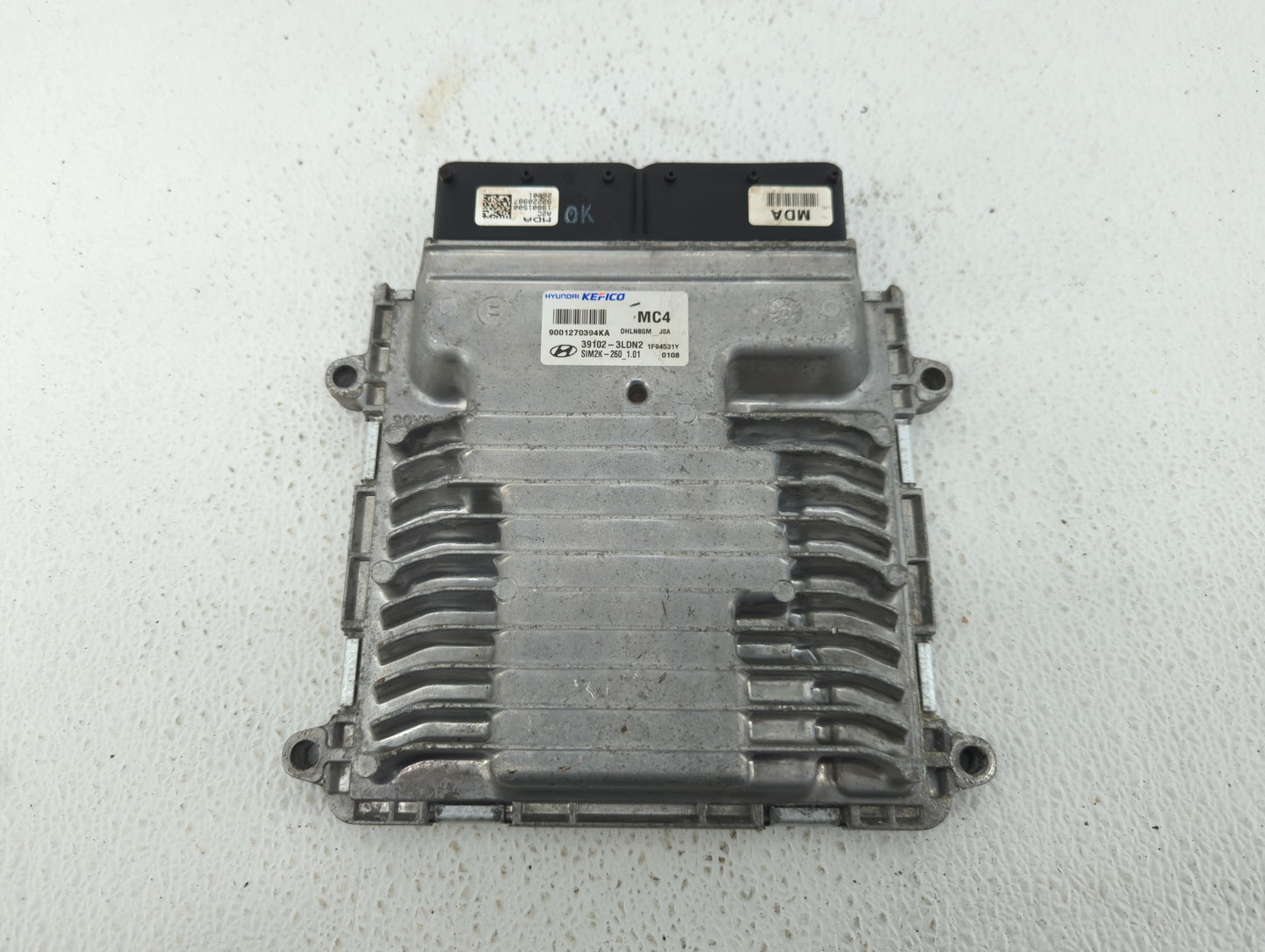 2019-2020 Genesis G80 PCM Engine Control Computer ECU ECM PCU OEM P/N:39102-3LDN2 Fits Fits 2019 2020 OEM Used Auto Parts - 