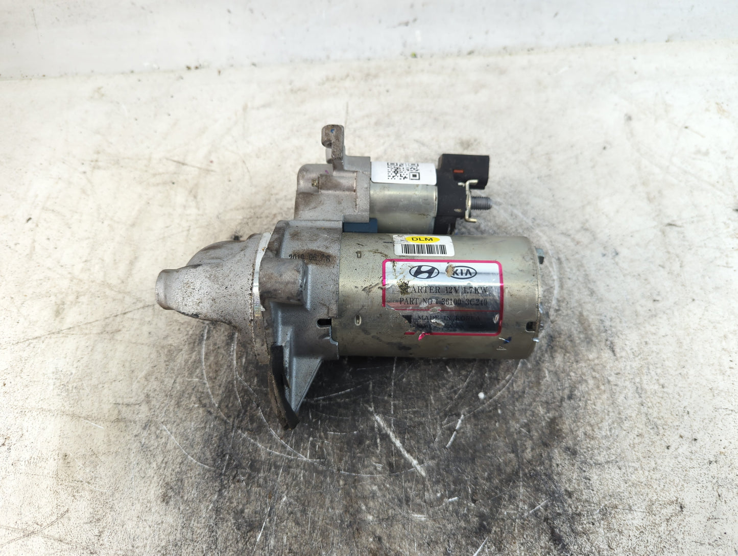 2017-2020 Genesis G80 Car Starter Motor Solenoid OEM P/N:36100-3C240 Fits Fits 2015 2016 2017 2018 2019 2020 2021 OEM Used A
