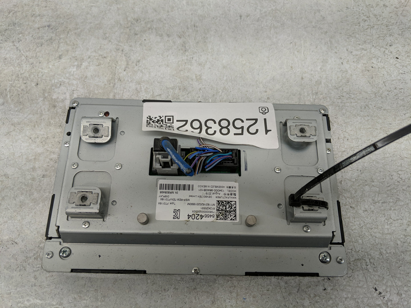 2020 Gmc 1500 Radio AM FM Cd Player Receiver Replacement P/N:134000-9640B101 84664204 Fits OEM Used Auto Parts - Oemusedauto