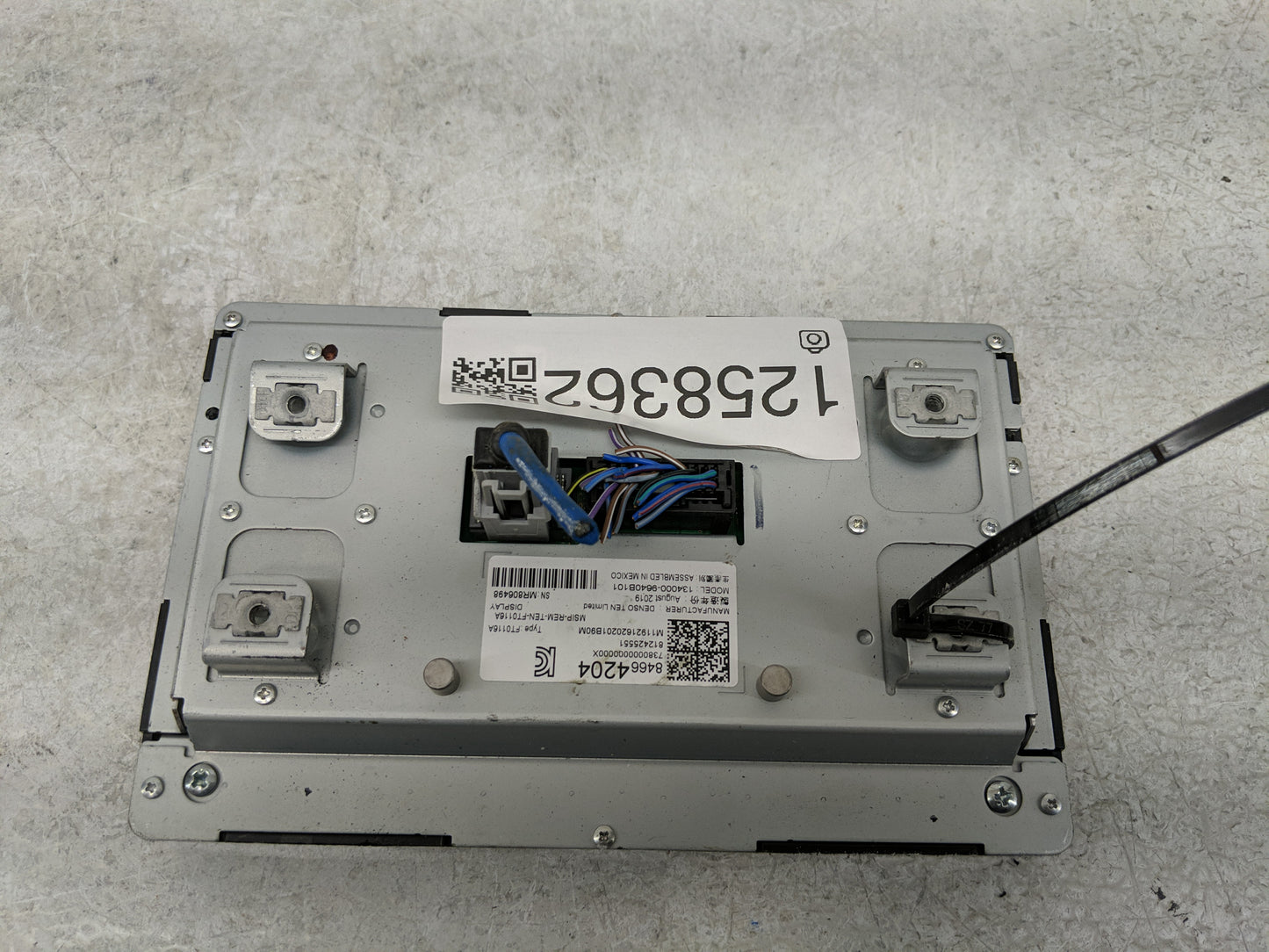 2020 Gmc 1500 Radio AM FM Cd Player Receiver Replacement P/N:134000-9640B101 84664204 Fits OEM Used Auto Parts - Oemusedauto