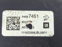 2018 Gmc Acadia Anti-Lock Brake ABS Pump Module Actuator OEM P/N:84567451 Fits Fits 2019 2020 OEM Used Auto Parts - Oemuseda