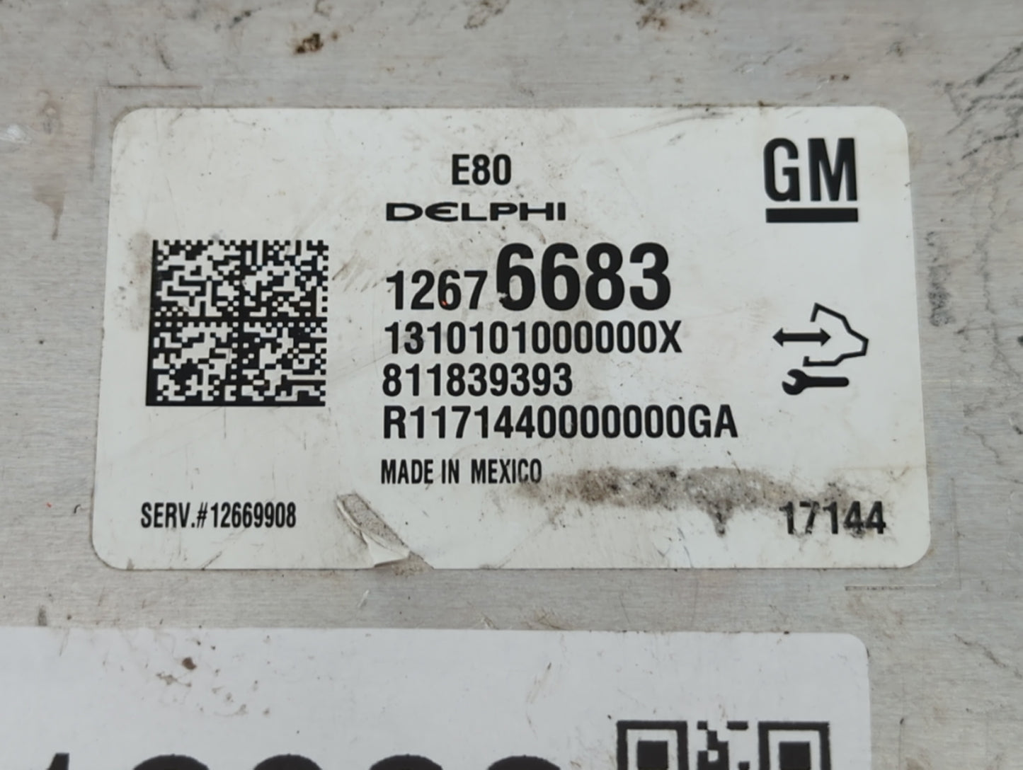 2017-2022 Gmc Acadia PCM Engine Control Computer ECU ECM PCU OEM P/N:12669908 12676683 Fits OEM Used Auto Parts - Oemusedaut