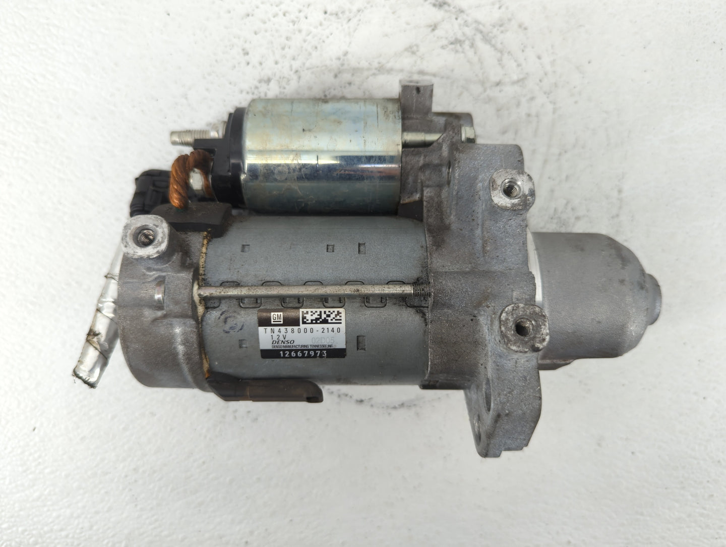 2017-2022 Gmc Acadia Car Starter Motor Solenoid OEM P/N:TN438000-2140 Fits Fits 2016 2017 2018 2019 2020 2021 2022 OEM Used 