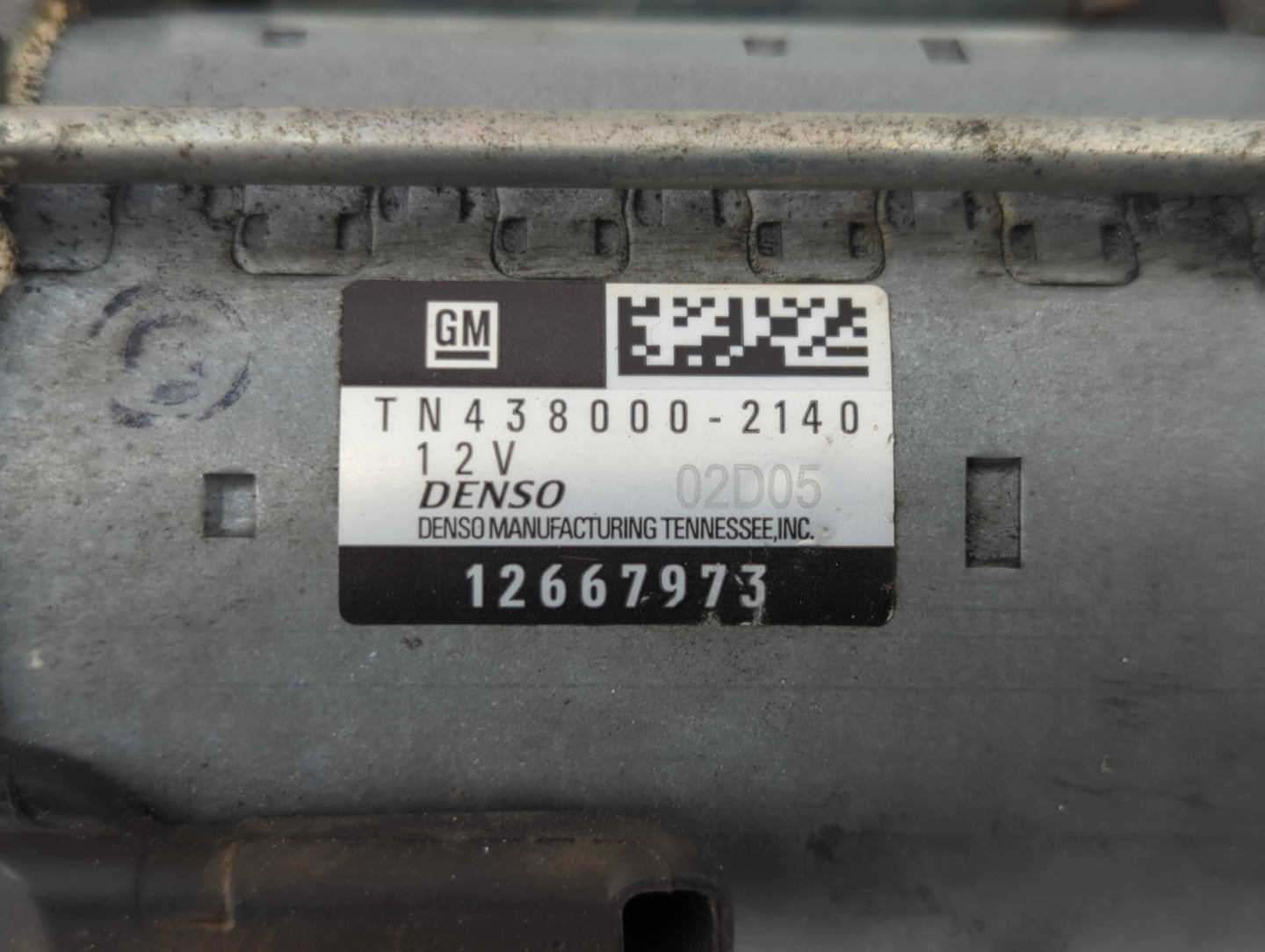 2017-2022 Gmc Acadia Car Starter Motor Solenoid OEM P/N:TN438000-2140 Fits Fits 2016 2017 2018 2019 2020 2021 2022 OEM Used 