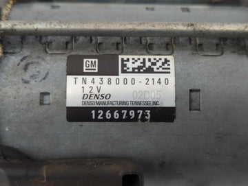 2017-2022 Gmc Acadia Car Starter Motor Solenoid OEM P/N:TN438000-2140 Fits Fits 2016 2017 2018 2019 2020 2021 2022 OEM Used Auto Parts