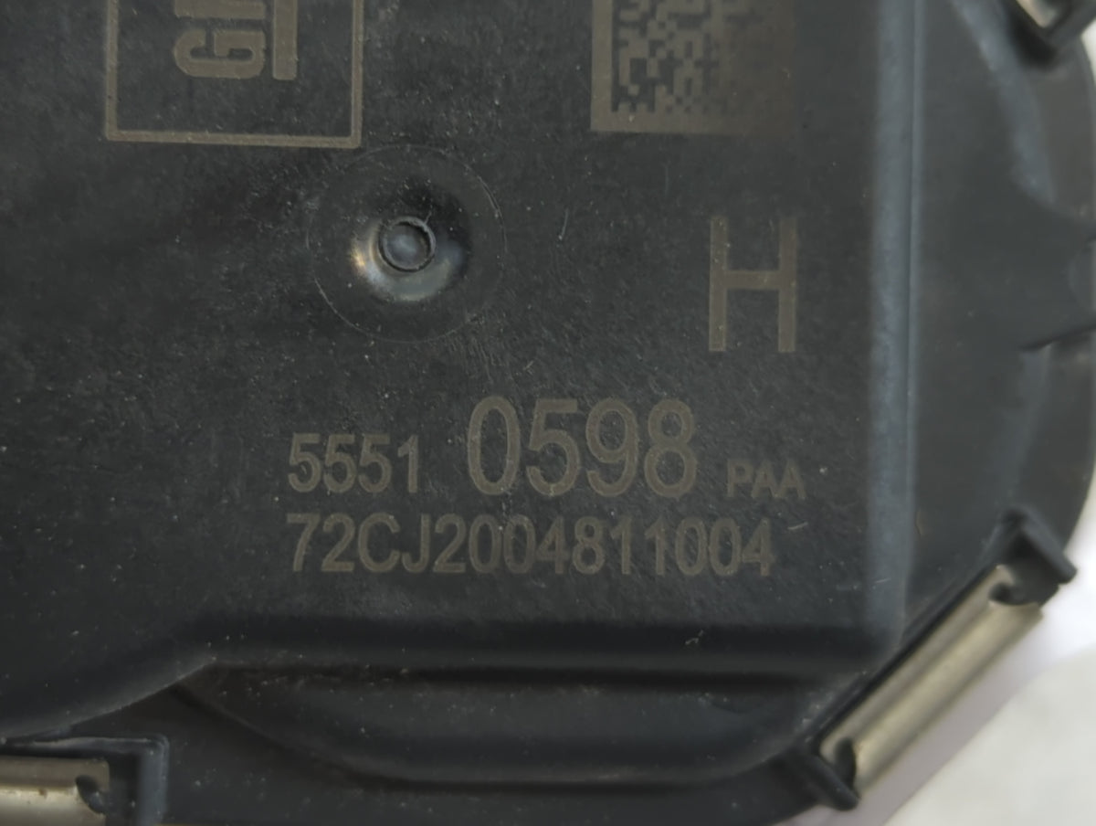 2020 Gmc Envoy Throttle Body P/N:55510598 Fits Fits 2021 OEM Used Auto Parts - Oemusedautoparts1.com
