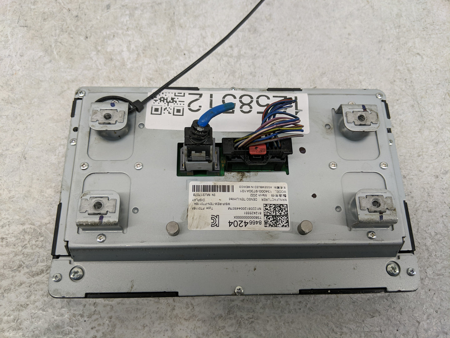 2020 Gmc Sierra 1500 Radio AM FM Cd Player Receiver Replacement P/N:84664204 Fits OEM Used Auto Parts - Oemusedautoparts1.co