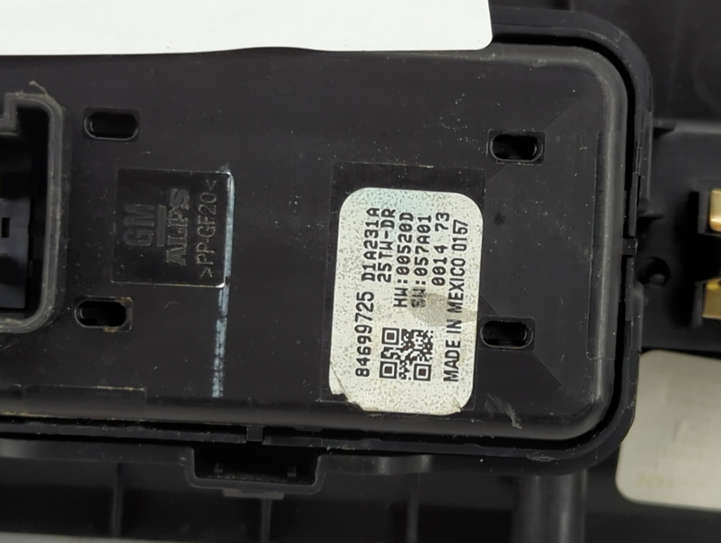 2019-2020 Gmc Sierra 1500 Master Power Window Switch Replacement Driver Side Left P/N:84699725 Fits Fits 2019 2020 OEM Used 