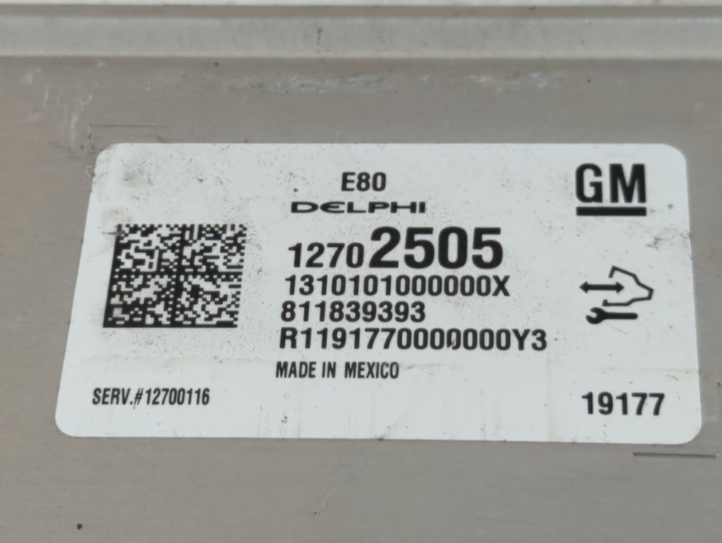 2018-2020 Gmc Terrain PCM Engine Control Computer ECU ECM PCU OEM P/N:12702505 Fits Fits 2017 2018 2019 2020 2021 2022 OEM U