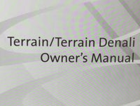 2020 Gmc Terrain Owners Manual Book Guide P/N:84314746 OEM Used Auto Parts - Oemusedautoparts1.com