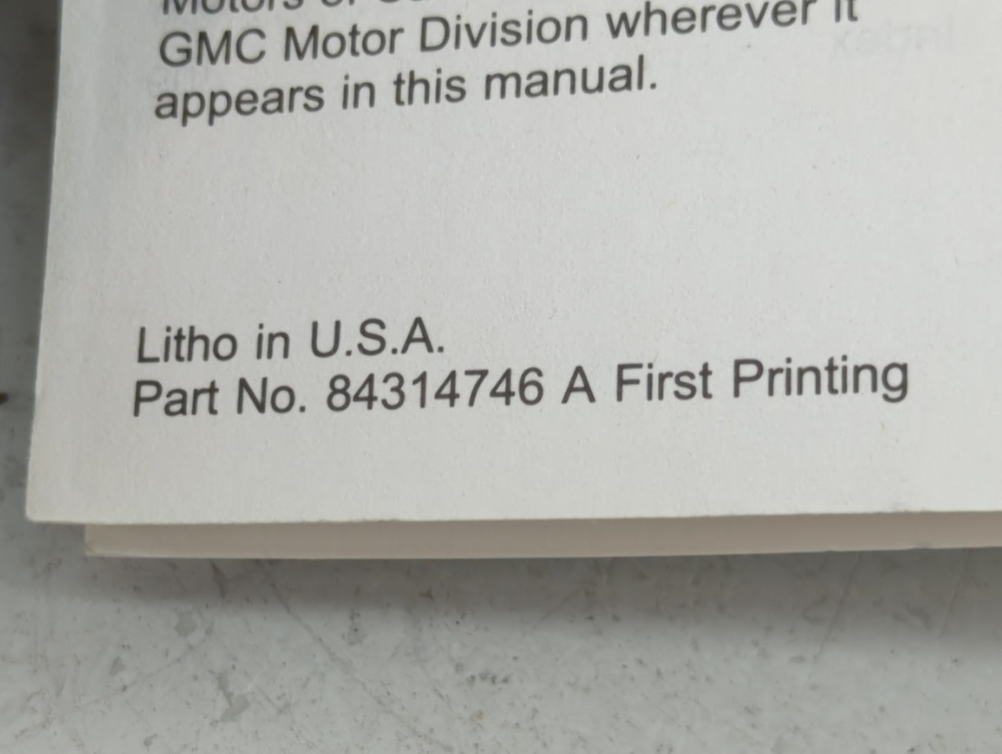 2020 Gmc Terrain Owners Manual Book Guide P/N:84314746 OEM Used Auto Parts - Oemusedautoparts1.com
