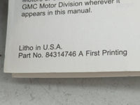 2020 Gmc Terrain Owners Manual Book Guide P/N:84314746 OEM Used Auto Parts - Oemusedautoparts1.com
