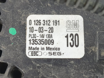 2018-2022 Gmc Terrain Alternator Replacement Generator Charging Assembly Engine OEM P/N:13535009 Fits OEM Used Auto Parts