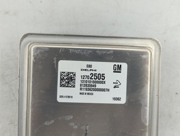 2018-2020 Gmc Terrain PCM Engine Control Computer ECU ECM PCU OEM P/N:812835949 12702505 Fits Fits 2017 2018 2019 2020 2021 2022 OEM Used Auto Parts