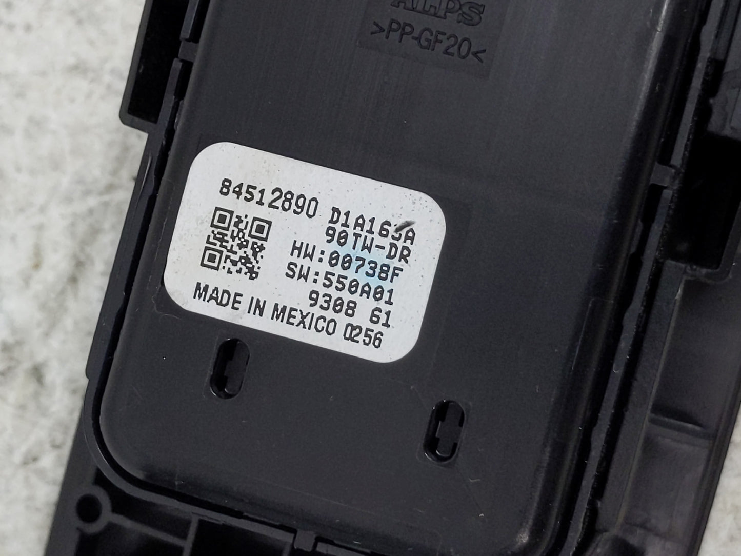 2020 Gmc Terrain Master Power Window Switch Replacement Driver Side Left P/N:84512890 Fits Fits 2016 2017 2018 2019 2021 202