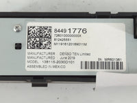 2018-2021 Gmc Terrain Radio AM FM Cd Player Receiver Replacement P/N:84491776 Fits Fits 2018 2019 2020 2021 OEM Used Auto Pa