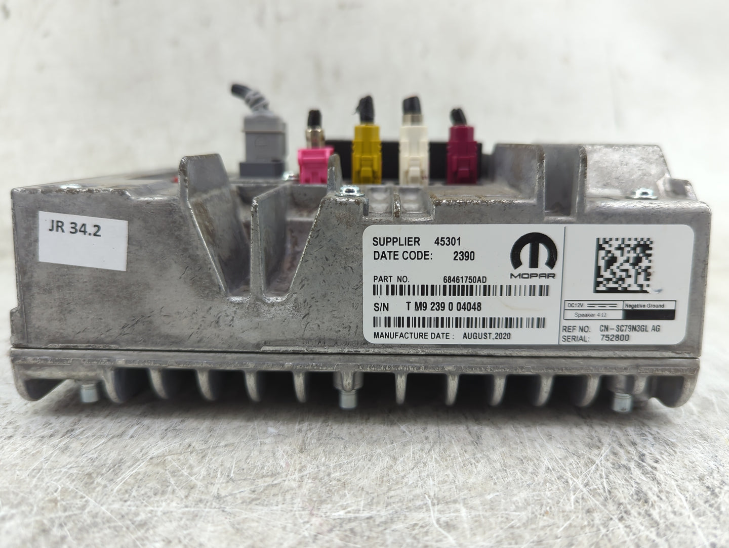 2020 Gndche Grand Cherokee Radio Speaker Amplifier - Oemusedautoparts1.com