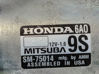 2018-2020 Honda Accord Car Starter Motor Solenoid OEM P/N:SM75014 Fits Fits 2018 2019 2020 OEM Used Auto Parts - Oemusedauto