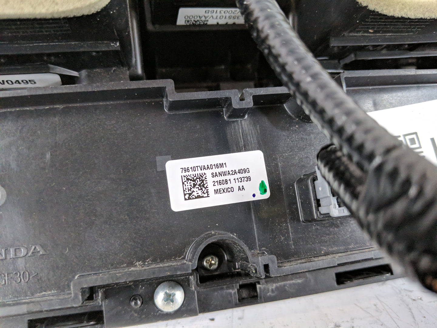 2018-2020 Honda Accord Climate Control Module Temperature AC/Heater Replacement P/N:TVAA016M1 Fits Fits 2018 2019 2020 OEM U