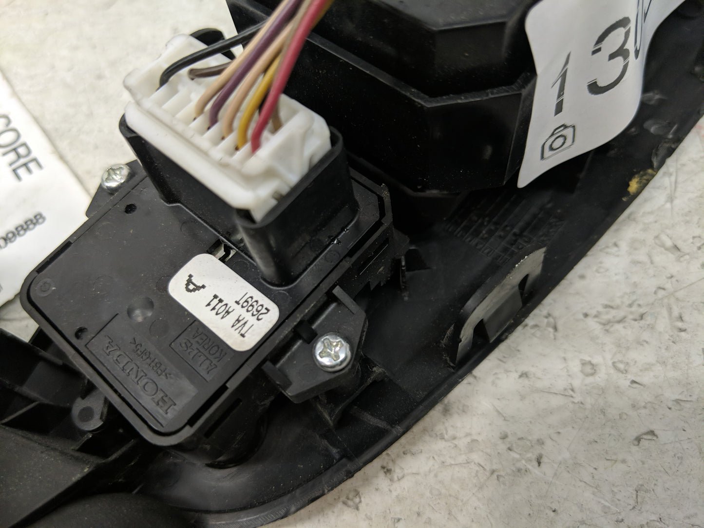 2018-2022 Honda Accord Master Power Window Switch Replacement Driver Side Left Fits Fits 2018 2019 2020 2021 2022 OEM Used A