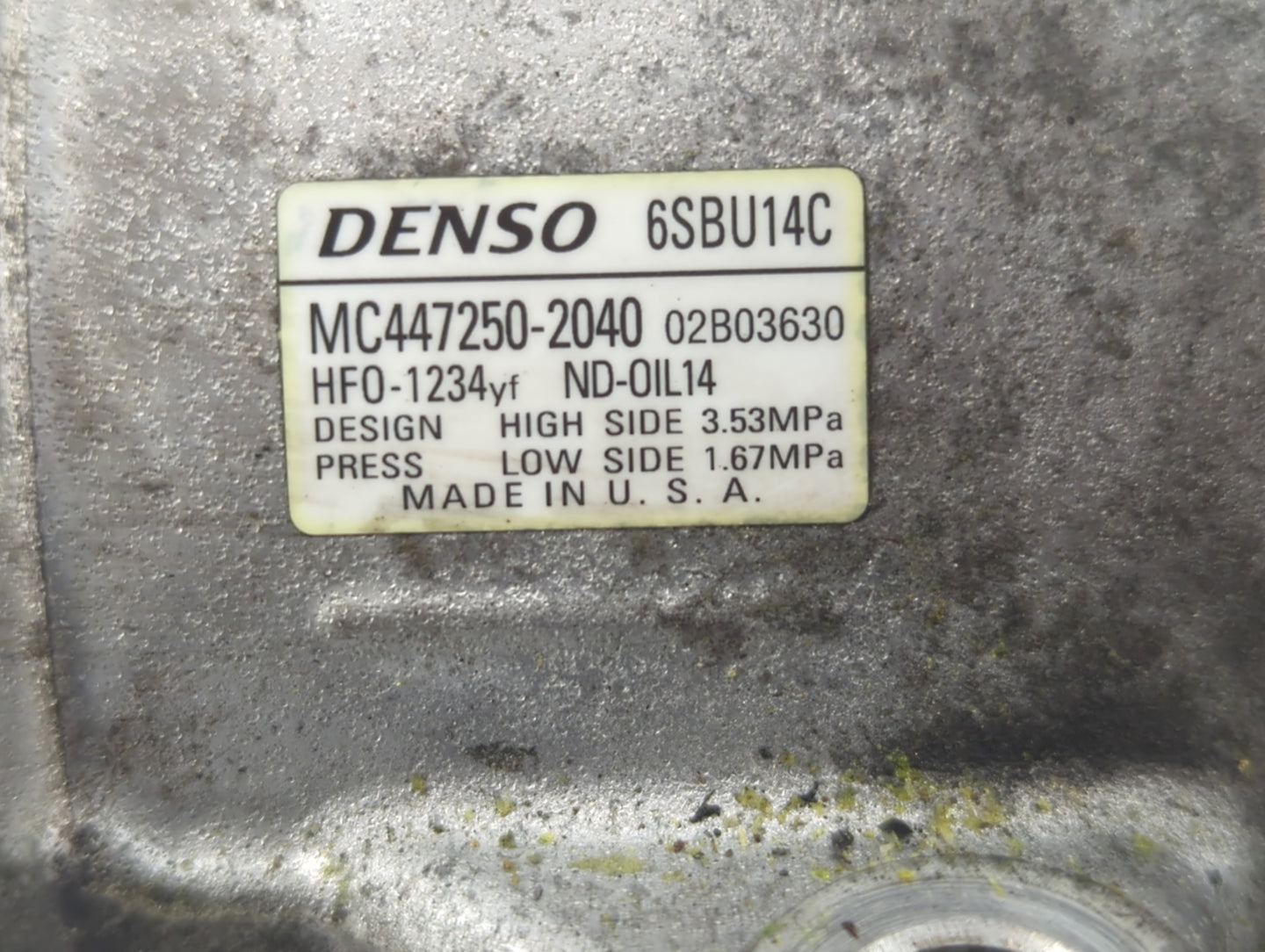 2018-2022 Honda Accord Air Conditioning A/c Ac Compressor Oem - Oemusedautoparts1.com